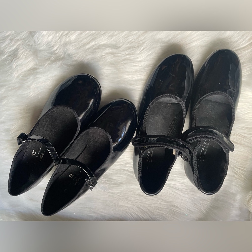 Big Girl jazz shoes size 1 and 3